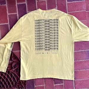 21 Pilots XXL Long Sleeve T Shirt Hanes